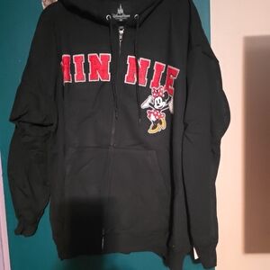 Disney Black Minnie Jacket with Red Accents